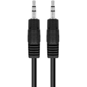 Cabo de áudio p2 x p2 3.5 stereo 1.5 metros 35s-15 - pc