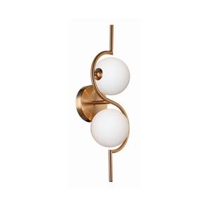 Arandela Quality Deuce 1346 G9 Bivolt Bronze Branco