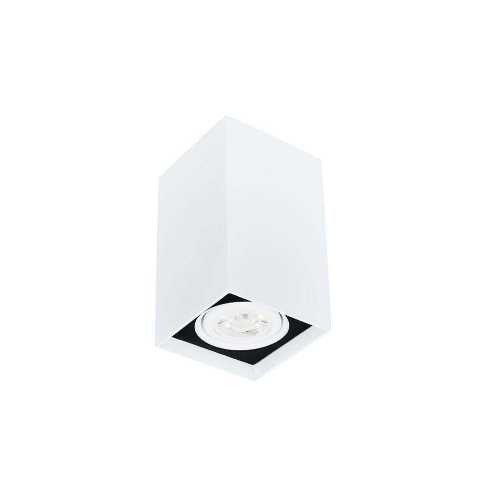 Spot De Sobrepor Newline Cube Par 20 E27 Bivolt Branco Preto