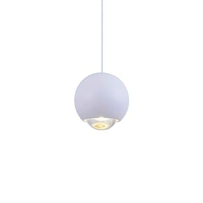 Lustre Pendente Nordecor Muna 2699 Branco Led Bivolt Branco 2699