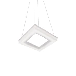 Lustre Pendente Newline Pixel 496 Led Bivolt Branco 4000k Luz Neutra