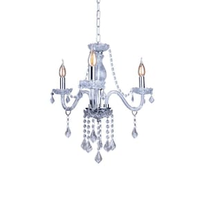 Lustre Pendente Startec France 3 Cristal Transparente E14 Bivolt