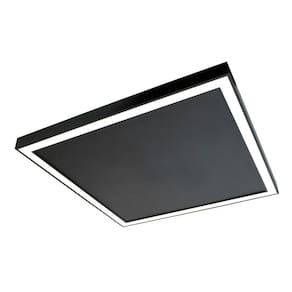 Plafon Newline Fit Edge Pl0124 32w 62cm Bivolt Preto 4000k Luz Neutra