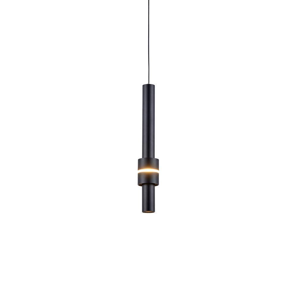 Lustre Pendente Nordecor Levy 2688 Preto Led Bivolt Preto 2688