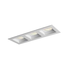Spot De Embutir Newline Flat Para 3 Lâmpadas Par 20 E27 Bivolt Branco