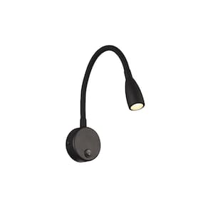 Arandela Astraled Megrez Led Com Interruptor Bivolt Preto Ad-4055