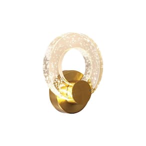 Arandela Astraled Bentley Led Bivolt Dourado Ad-2008
