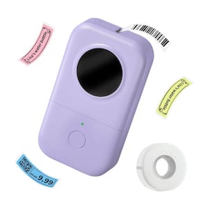 Impressora de adesivos portátil Label Maker Phomemo D30 roxa