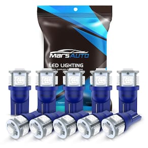 Lâmpada LED Marsauto 194 azul 168 T10 2825 5SMD 12V Car