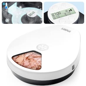 Alimentador automático para gatos UBPET F10 Wet Food 5 refeições 24 horas