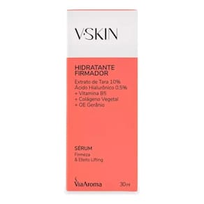V.Skin Sérum Hidratante Firmador Ácido B5 Colágeno Óleo Essencial Via Aroma 30ml
