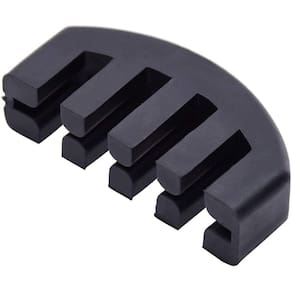 Violin Practice Mute WOIWO Rubber 4/4, preto, 2 unidades