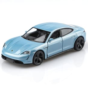 Presente infantil Diecast Car TOKAXI Porsche Taycan Turbo em escala 1/36