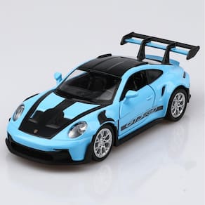 Carro fundido sob pressão TOKAXI Porsche 911 GT3 RS 1/36 em escala para crianças