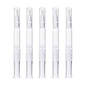 Caneta giratória de óleo de unhas WOIWO transparente 3mL 5 peças
