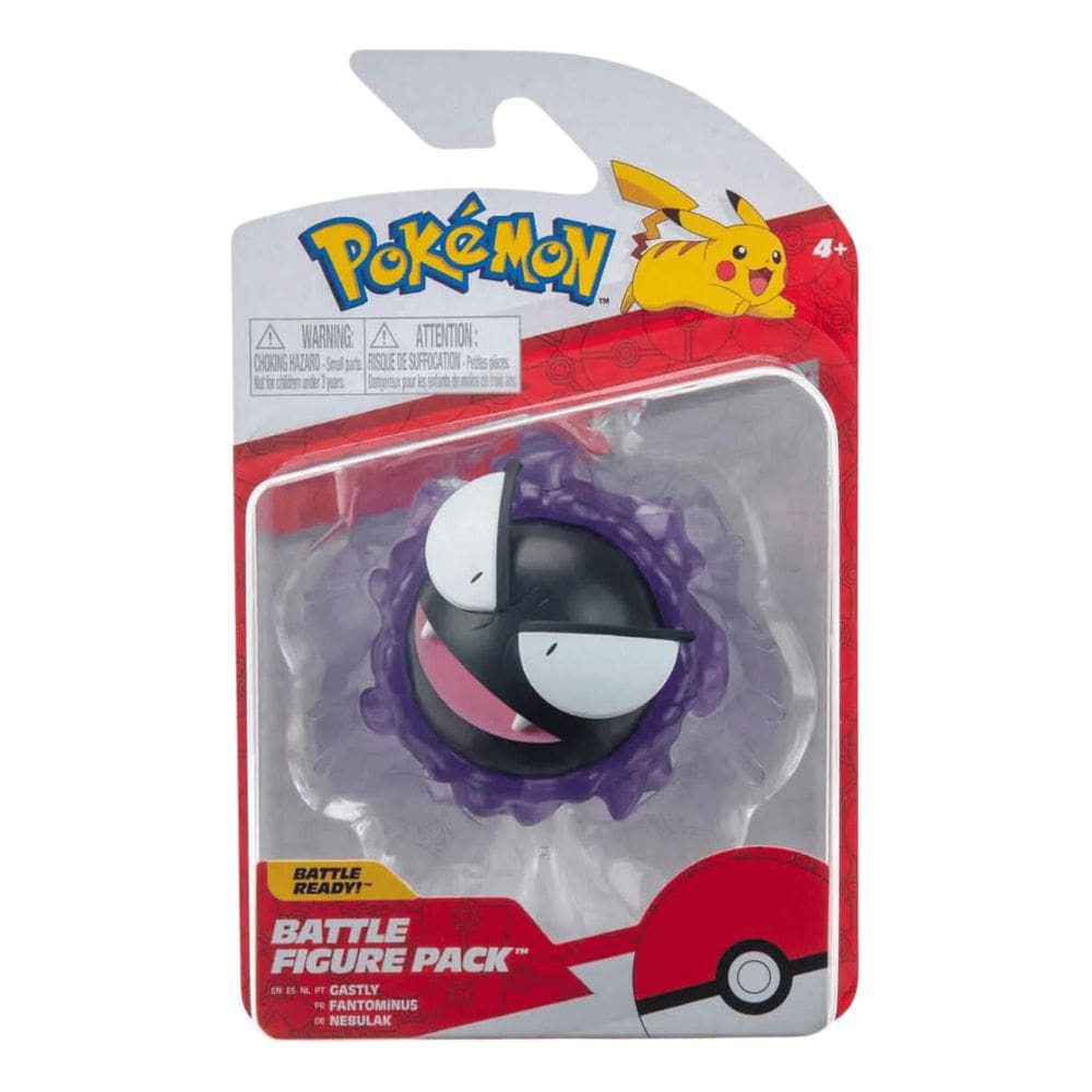 Boneco - Gastly Pokemon Battle - 2601 SUNNY BRINQUEDOS
