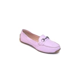 Mocassim Feminino Couro Detalhe Aplique Casual Moda Conforto