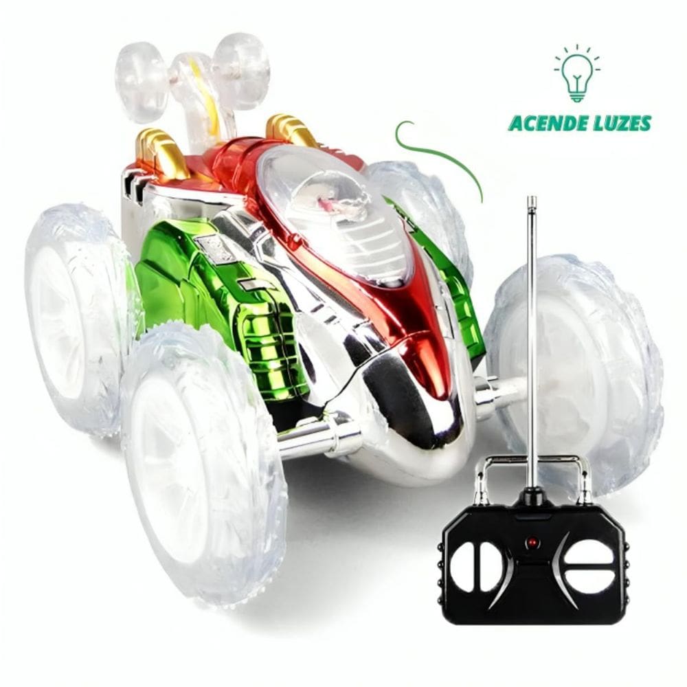 Carrinho Controle Remoto Maluco Gira 360 Infantil