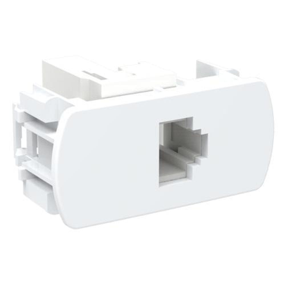 Módulo Rj11 Telefone - Enerbras Neo Sottile Branco