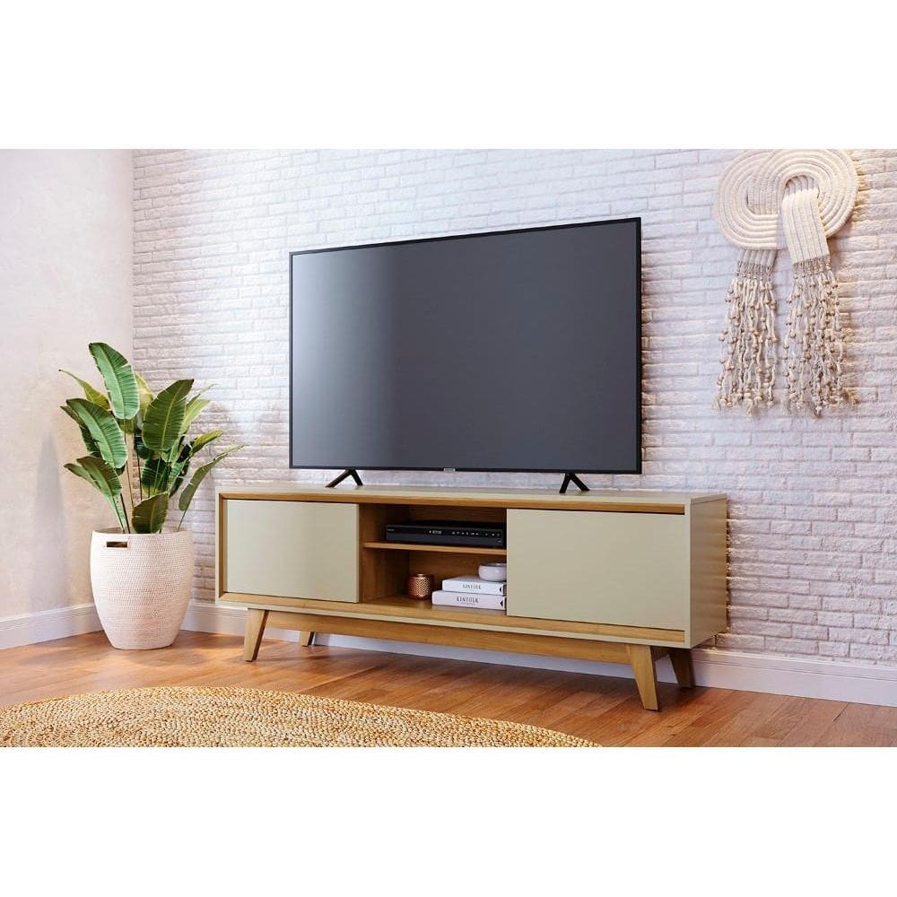 Bancada Atlas para TV de até 70 polegadas - Cumaru Opala - Madetec