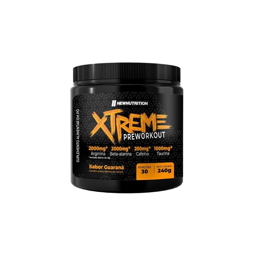 Pré-Treino Xtreme 240G Newnutrition Guaraná