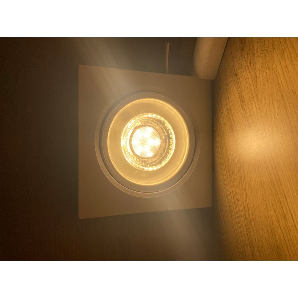 Spot LED dicróica embutir quadrado 12w bivolt