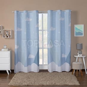 Cortina Quarto Infantil/Criança Unicórnio Baby 3.00X2.20