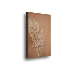 Quadro Decorativo Único Capim Pampas Fundo Terracota 40X60