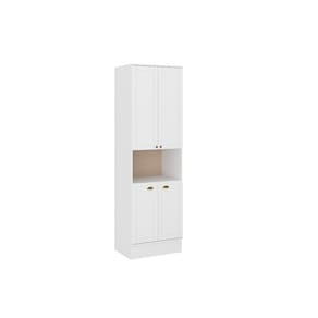 Paneleiro De Cozinha Bella 2617 Torre Quente Com 1 Forno 4 Portas 70cm Branco