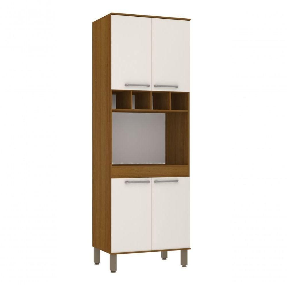 Torre Modena 70 Cm 4 Portas Nicho Microondas Luciane Moveis
