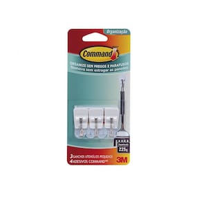 Gancho Command 3M Utensilios Peq 3Pcs Blister
