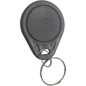 Chaveiro Mini Tag Regravável 125Khz Preto 10 Unid.