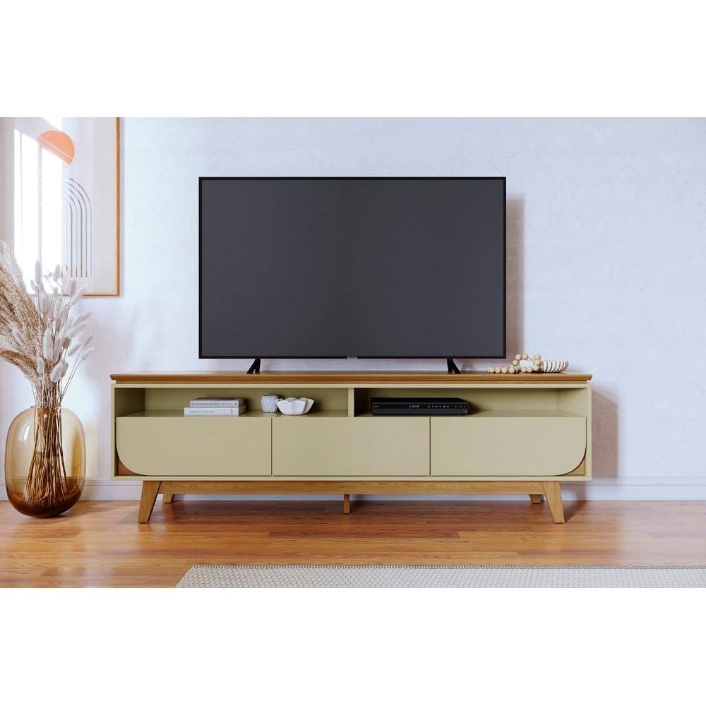 Rack Selene para TV de até 75 polegadas - Cumaru Opala - Madetec