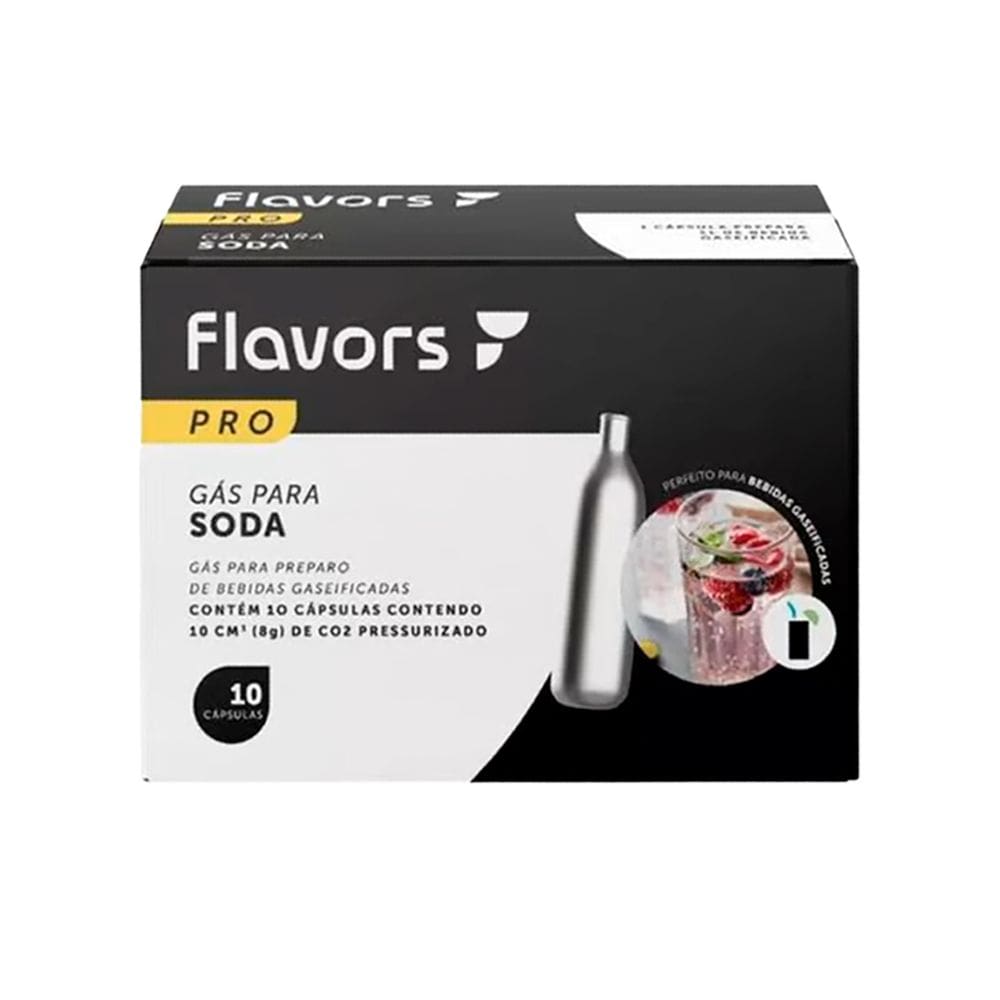 Cápsulas para Soda Flavors Pro para Sifão 10un
