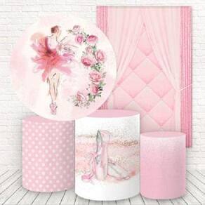 Kit 2 Painéis E Capas 3D Sublimado Bailarina Fkpc-345