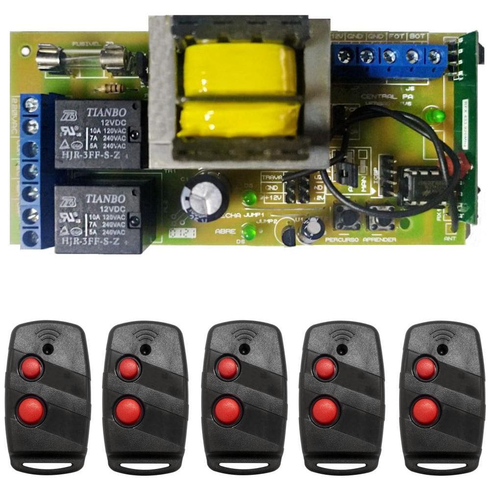 Kit - 1 Central De Comando Pa + 05 Ctrls Code Learning 5003