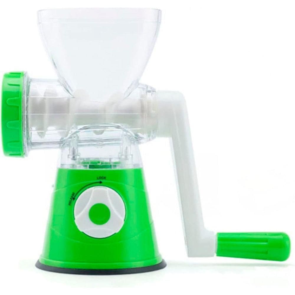 Moedor Triturador Picador Manual De Carnes E Alimentos Verde