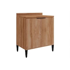 Gabinete De Cozinha Modulado Balcão Alpha 2507 2 Portas Com Tampo 80cm Freijó