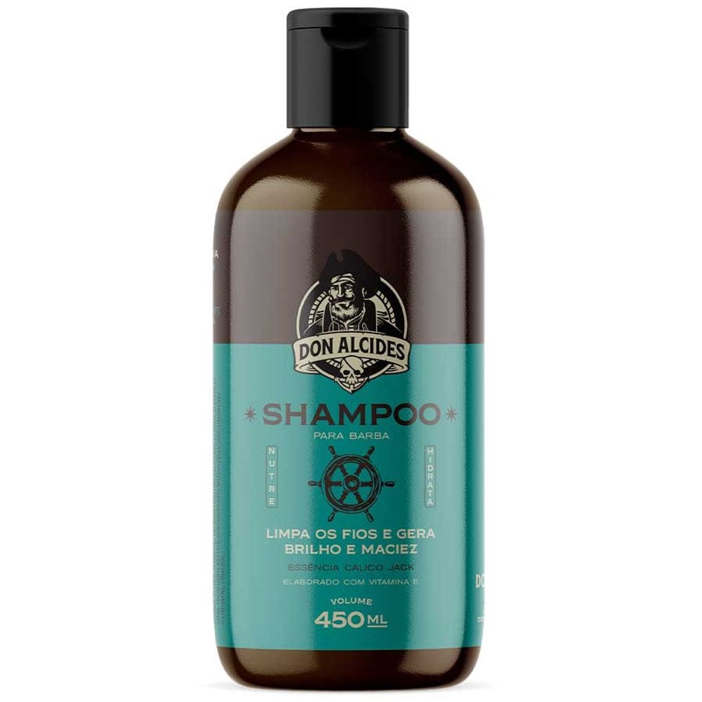 Shampoo para Barba 450mL Essência Calico Jack Don Alcides