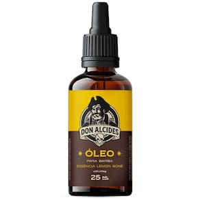 Óleo para Barba Lemon Bone Cítrico Hidratação Intensa 25mL Don Alcides