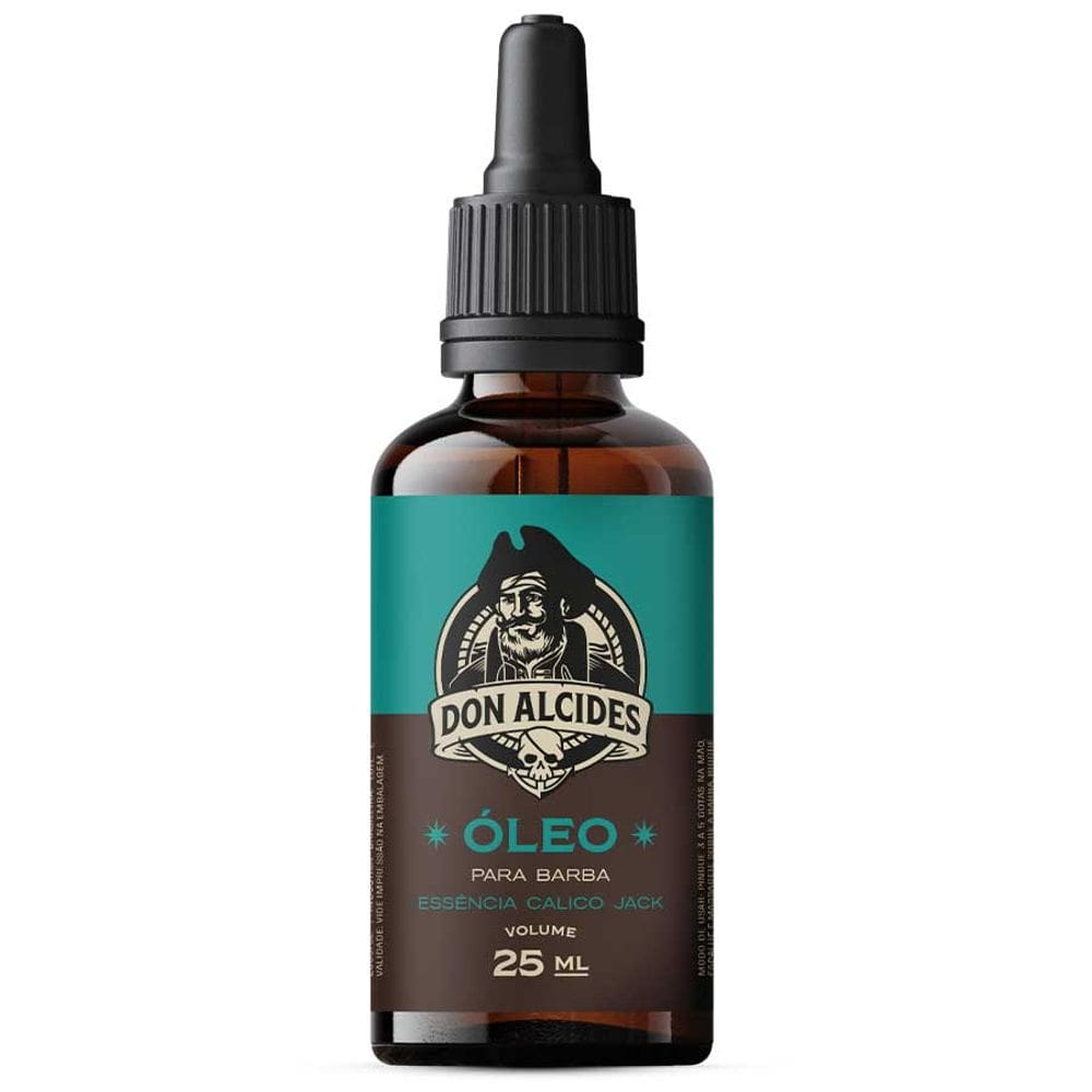Óleo para Barba Calico Jack Herbal Refrescante 25mL Don Alcides