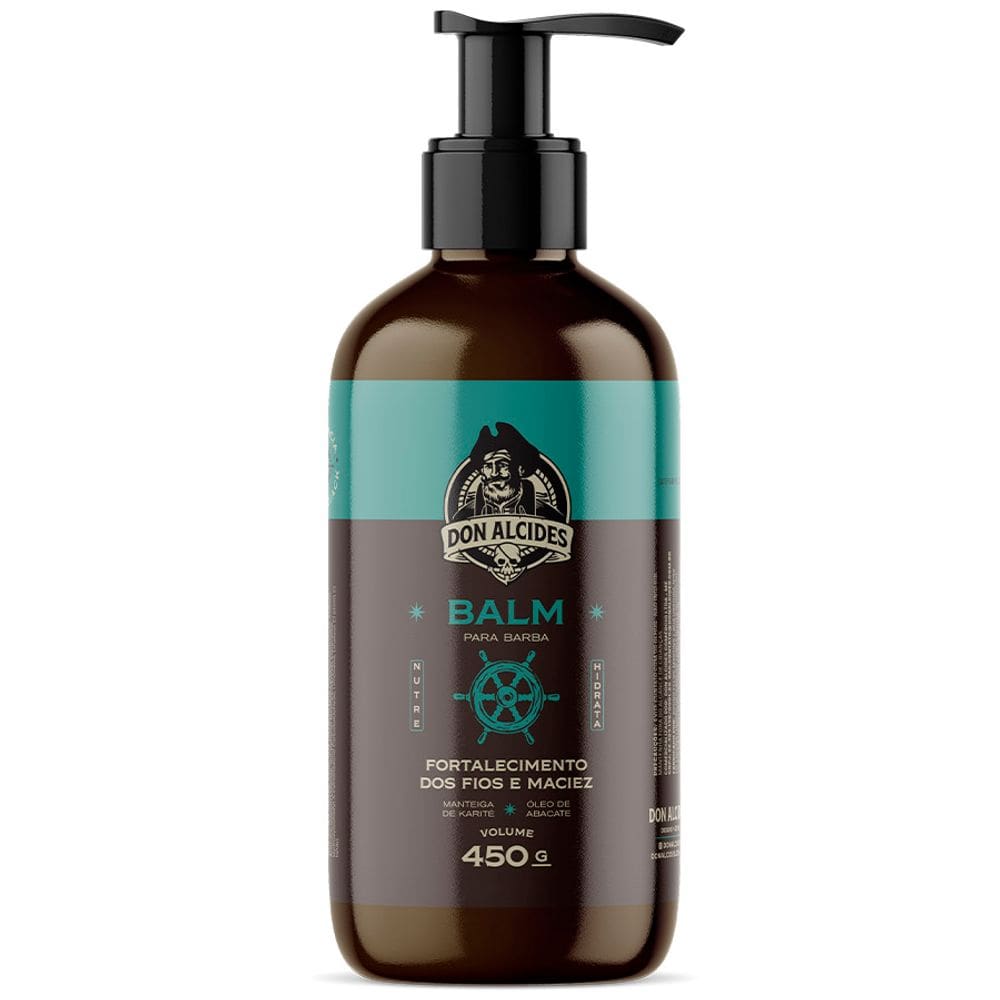 Balm para Barba 450g Bancada Barbearia Calico Jack Don Alcides