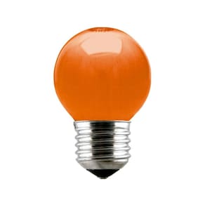 Lâmpada Incandescente Taschibra Bolinha 15W 110V Laranja
