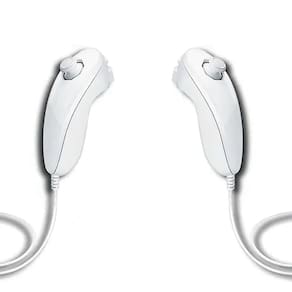 Nunchuk Para Console Compativel Com Wii Branco
