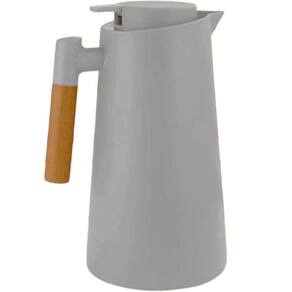 Garrafa Térmica De Mesa Nórdica Cinza Chá Café Chimarrão 1l