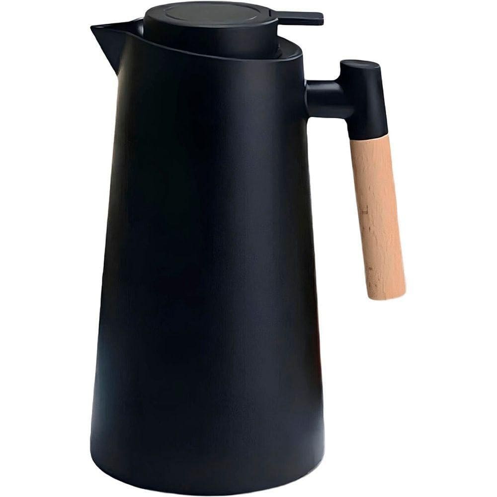 Garrafa Térmica De Mesa Nórdica Preto Chá Café Chimarrão 1l