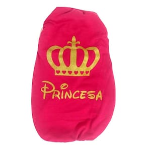 Camiseta Estampa Das Princesas Cor Rosa Tamanho P