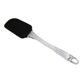 Kit 4 Espátula De Silicone Cabo Plástico Preto
