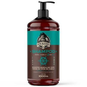 Shampoo Calico Jack 1 Litro Barbearia 2 em 1 - Limpa e Condiciona Don Alcides