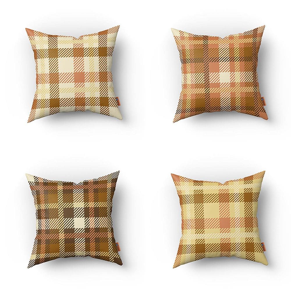 Kit Capas Almofadas Decorativas Estampadas 35 X 35 Cm C081